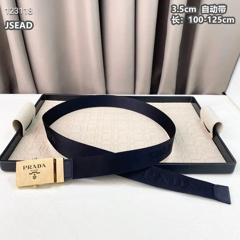 Prada belt 35mmX100-125cm 8L40